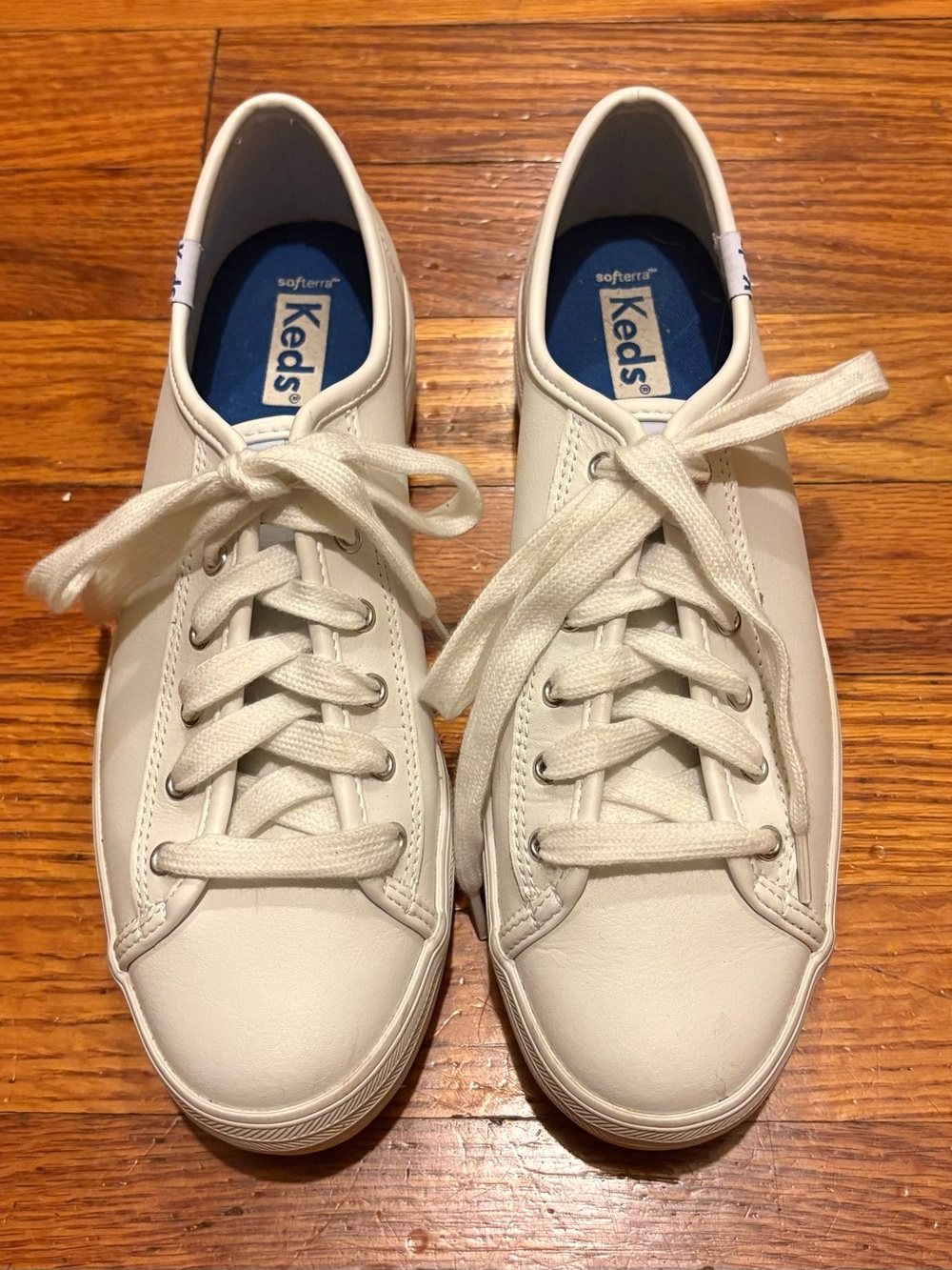 Keds Triple Kick Leather Platform Sneaker